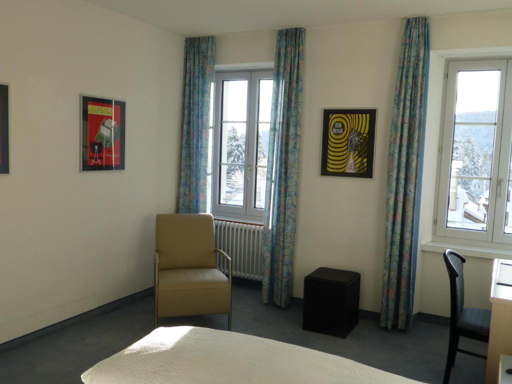 Двухместный (Двухместный номер с 2 отдельными кроватями) отеля Hôtel de France, Сент-Круа
