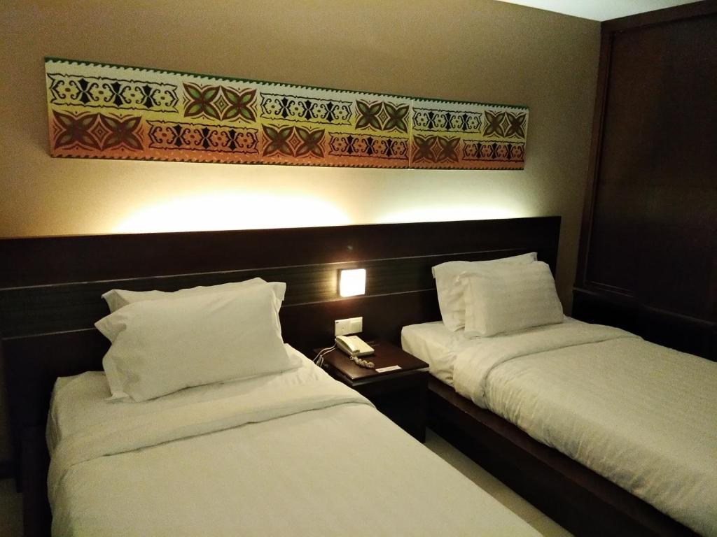 Двухместный (Standard Deluxe Twin Room with No Window), Kinabalu Daya Hotel