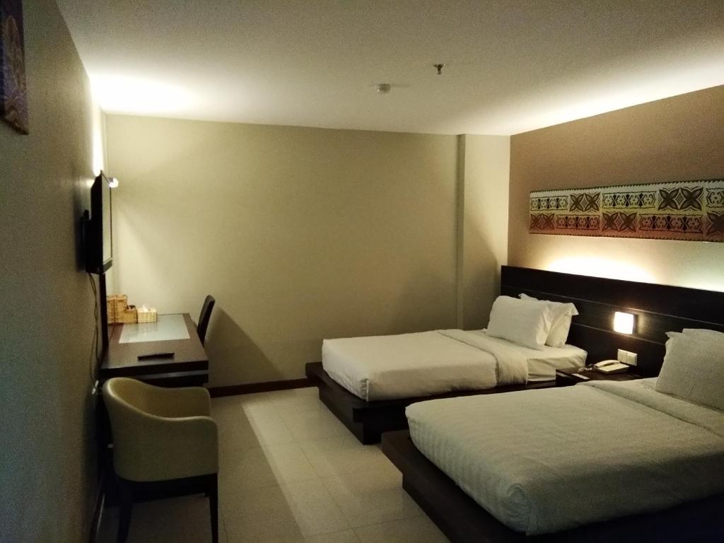 Двухместный (Standard Deluxe Twin Room with No Window), Kinabalu Daya Hotel