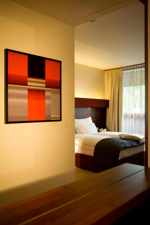 Двухместный (Улучшенный двухместный номер с 1 кроватью и видом на реку) отеля Falkensteiner Hotel & Asia Spa Leoben, Леобен