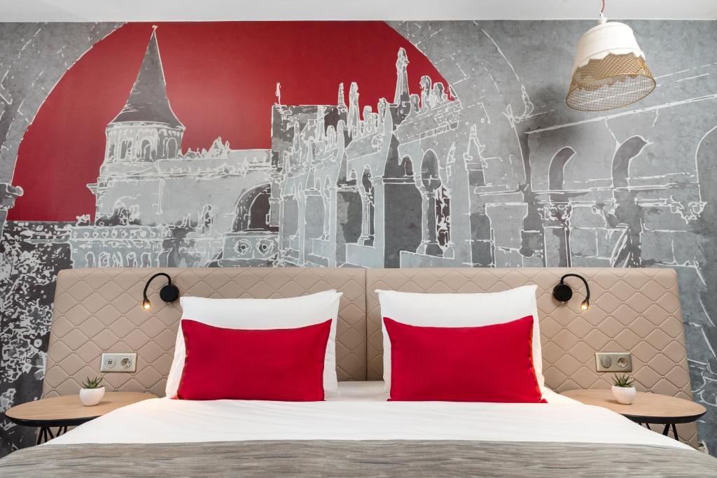 Двухместный (Привилегированный номер с двуспальной кроватью), Mercure Budapest Buda