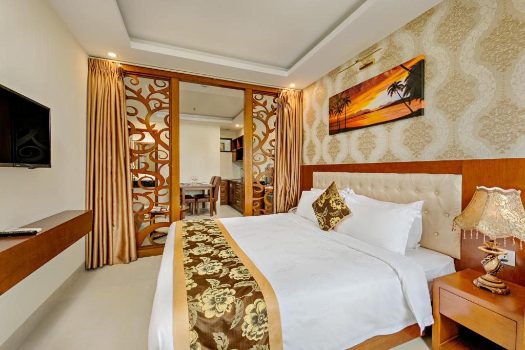 Апартаменты (Апартаменты-студия с видом на море) отеля Hung Anh Hotel, Дананг