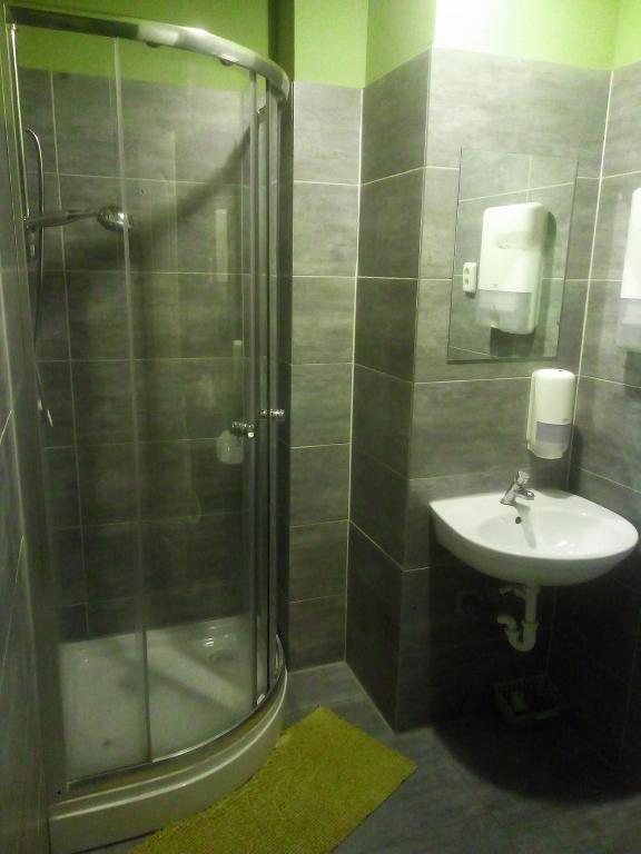 Двухместный (Двухместный номер с 2 отдельными кроватями и собственной ванной комнатой) хостела Treestyle Hostel, Будапешт