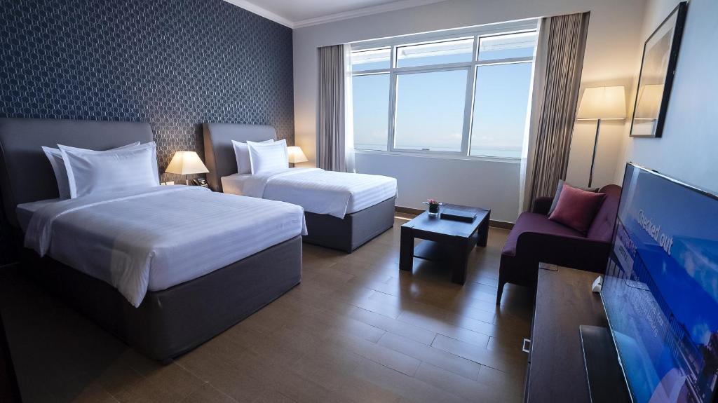 Апартаменты (Двухместный полулюкс с 2 отдельными кроватями) апарт-отеля The Curve Hotel, Доха