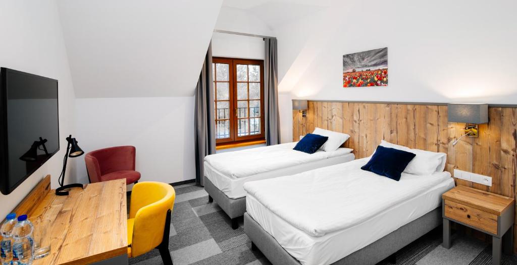 Двухместный (Двухместный номер с 2 отдельными кроватями) отеля Hotel Nowa Holandia, Эльблонг