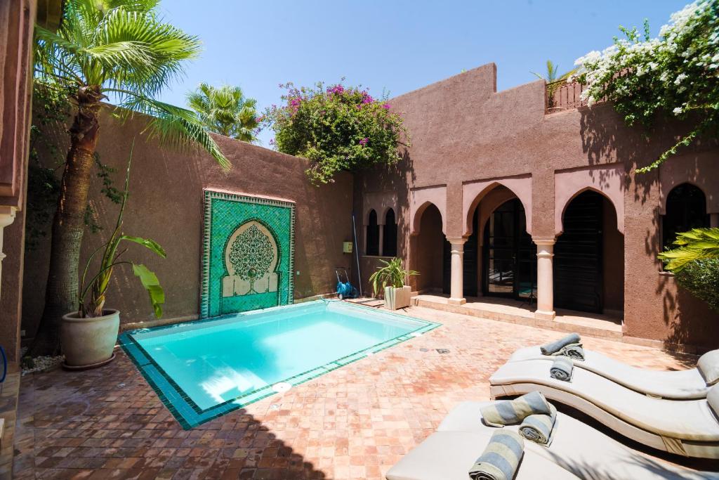 Вилла (Вилла с 2 спальнями и собственным бассейном) парк-отеля Residence Dar Lamia Marrakech, Марракеш