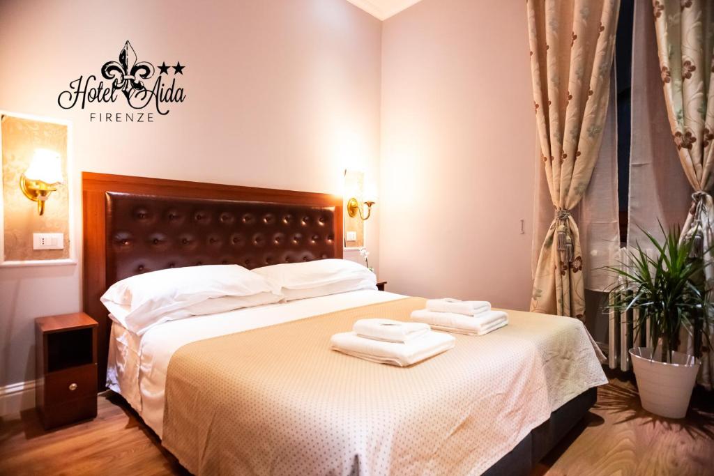 Двухместный (Двухместный номер эконом-класса с 1 кроватью и собственной ванной комнатой) отеля Hotel Aida, Флоренция