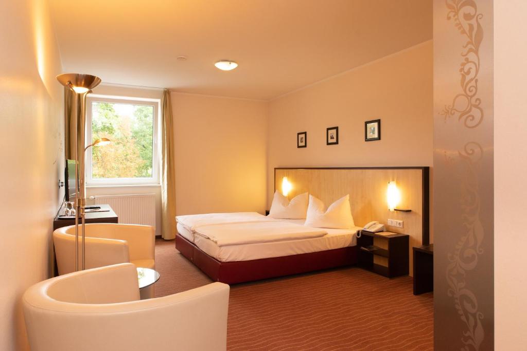 Двухместный (Двухместный номер с 1 кроватью) отеля Bergwirtschaft Wilder Mann Hotel und Restaurant, Дрезден