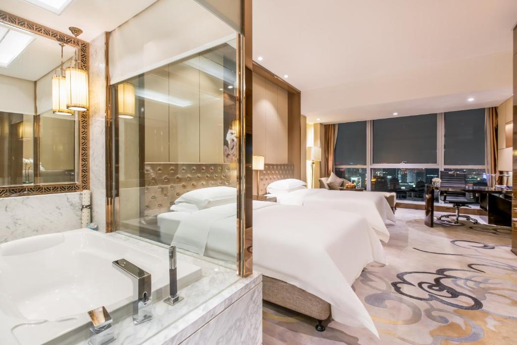 Двухместный (Executive Room (Twin Bed)) отеля Minyoun Chengdu Kehua Hotel, Чэнду