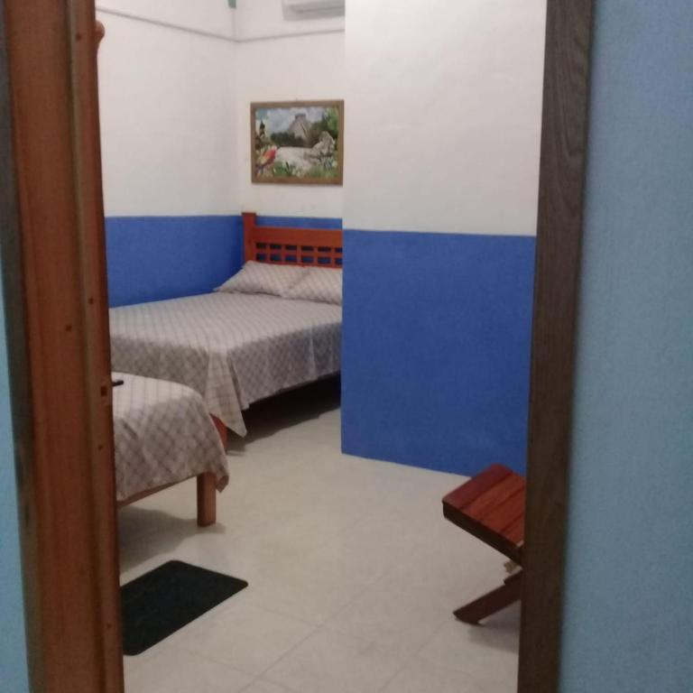 Двухместный (Стандартный двухместный номер с 2 отдельными кроватями) отеля Hotel Chaac Calakmul, Шпухиль