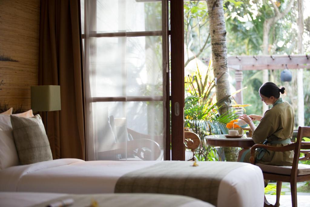 Двухместный (Двухместный номер «Гранд» Делюкс с 1 кроватью или 2 отдельными кроватями) курортного отеля Adiwana Resort Jembawan, Убуд