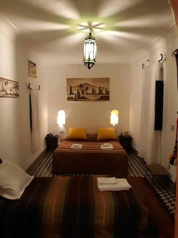 Двухместный (Стандартный двухместный номер с 1 кроватью) отеля Kasbah Azalay Merzouga, Мерзуга