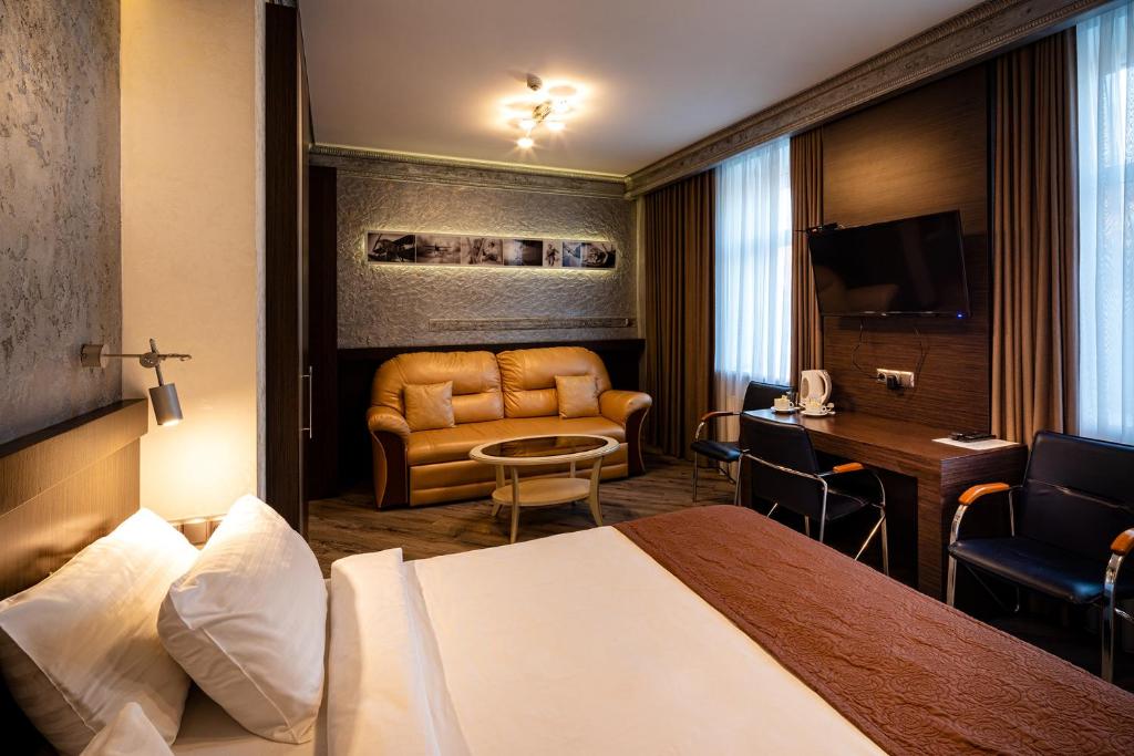 Двухместный (Двухместный номер Делюкс с 1 кроватью или 2 отдельными кроватями) отеля Biplan Hotel, Даугавпилс