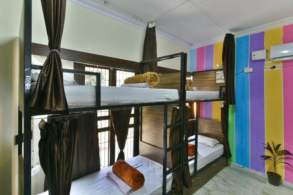 Номер (Кровать в общем 8-местном номере) хостела Hoztel Jaipur, Джайпур