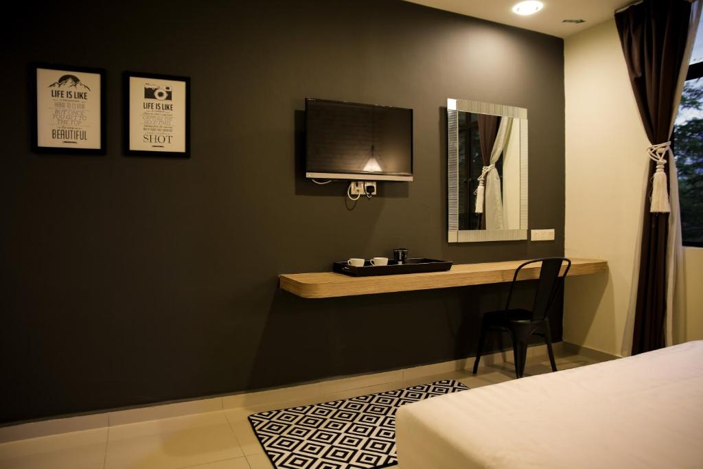 Двухместный (Номер Делюкс с кроватью размера «king-size») отеля Mixx Hotel, Куала-Лумпур