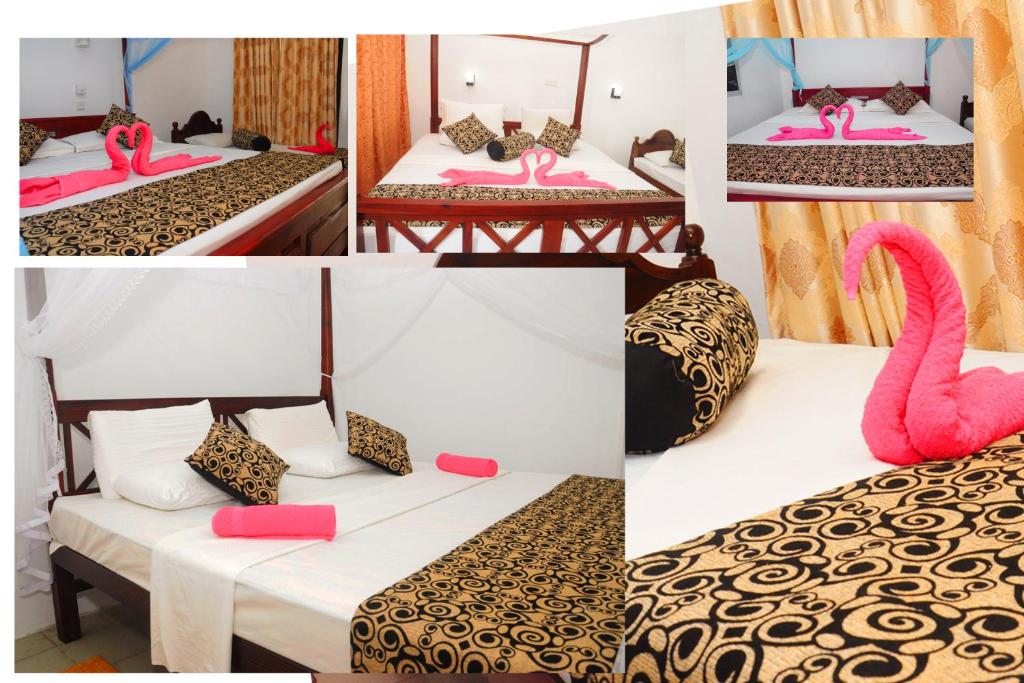 Двухместный (Двухместный номер Делюкс с 1 кроватью (для 2 взрослых и 1 ребенка)) отеля Deutsch Lanka Hotel, Хиккадува