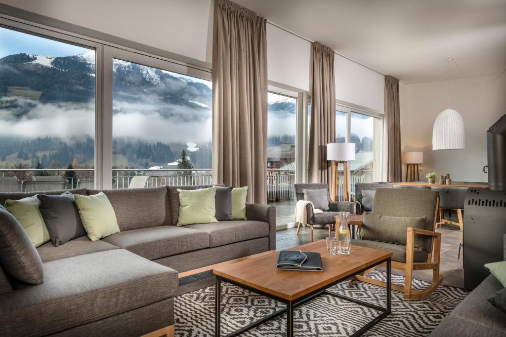 Апартаменты (Альпийский королевский пентхаус) апарт-отеля AlpenParks Residence Bad Hofgastein, Бад-Хофгаштайн