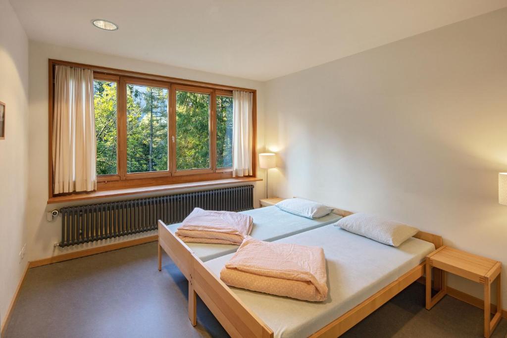 Двухместный (Двухместный номер с 1 кроватью и душем) хостела Grindelwald Youth Hostel, Гриндельвальд