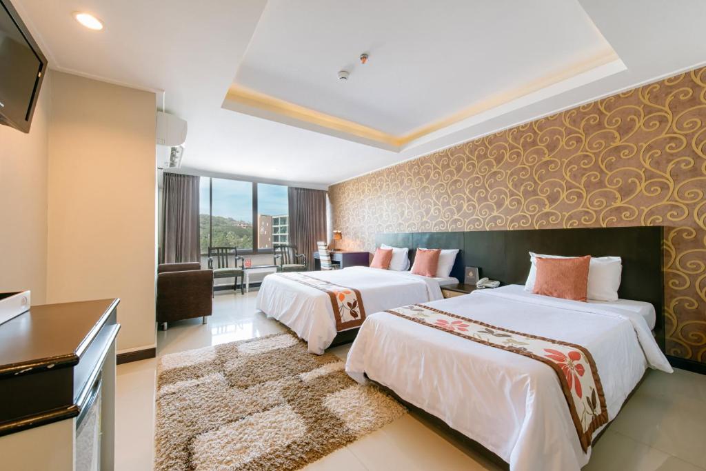 Двухместный (Двухместный номер Делюкс с 1 кроватью или 2 отдельными кроватями) отеля The Singora, Сонгхла