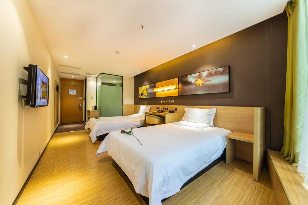 Двухместный (Mainland Chinese Citizens - IU Super Twin Room), IU Hotel Chongqing Jiefangbei