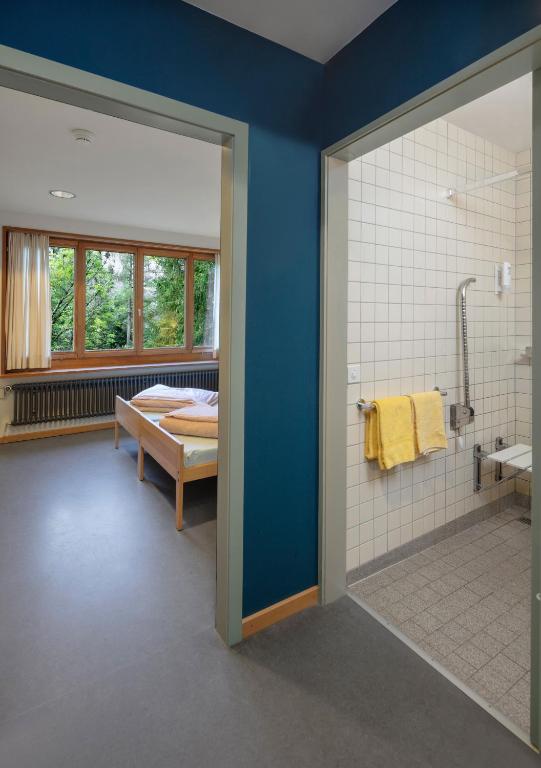 Одноместный (Одноместный номер с ванной комнатой) хостела Grindelwald Youth Hostel, Гриндельвальд