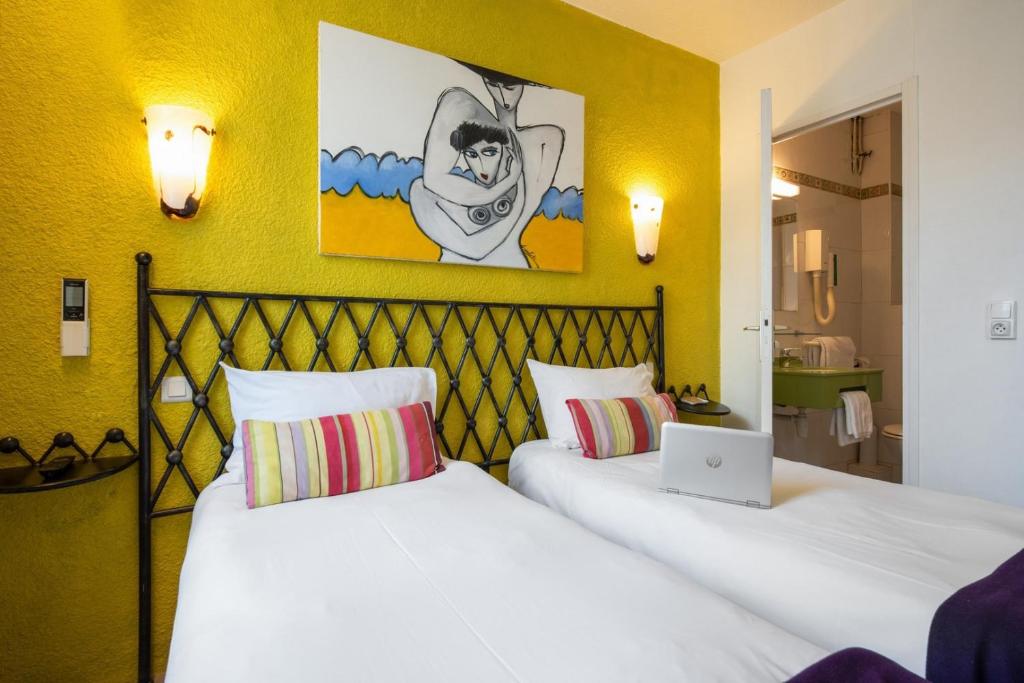 Двухместный (Двухместный номер с 2 отдельными кроватями) отеля Hôtel Brimer Cannes, Канны