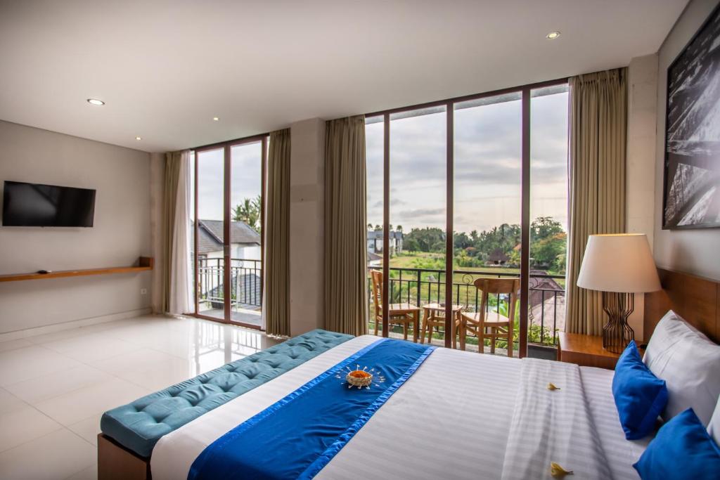 Студио (Двухместный номер-студио с 1 кроватью или 2 отдельными кроватями) отеля Bakung Ubud Resort and Villa, Убуд