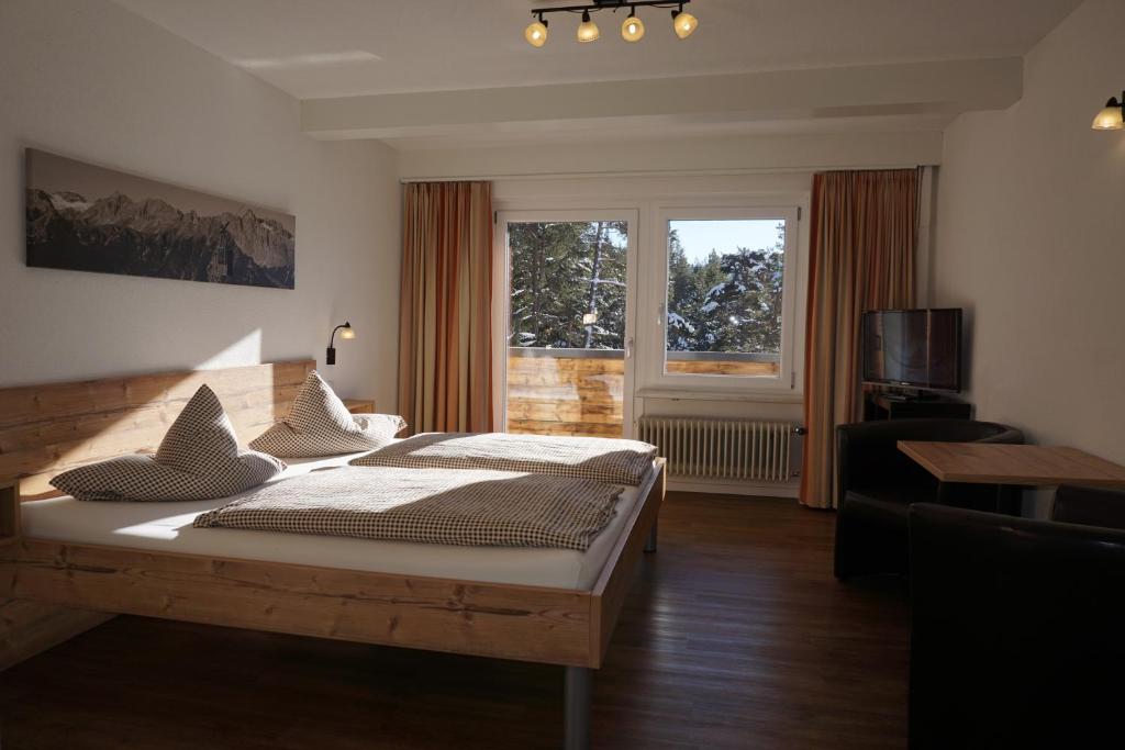 Двухместный (Двухместный номер с 1 кроватью) отеля Hotel Pension Tyrol, Зефельд-ин-Тироль
