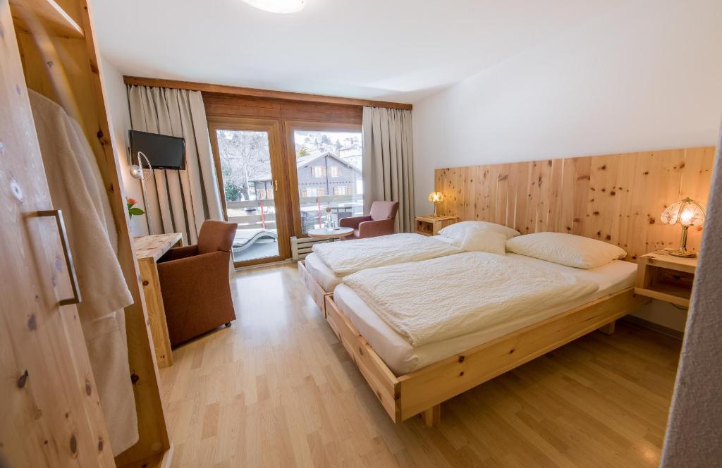 Двухместный (Двухместный номер с 1 кроватью) отеля Sporthotel Walliserhof, Бриенц