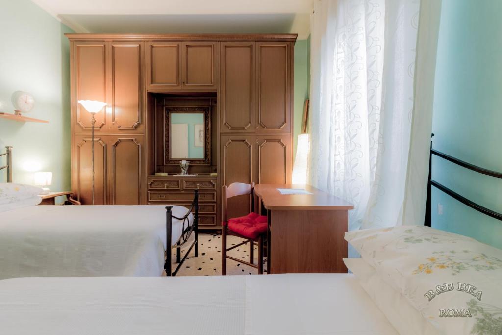 Двухместный (Двухместный номер с 1 кроватью и собственной ванной комнатой) отеля Bea Roma, Рим