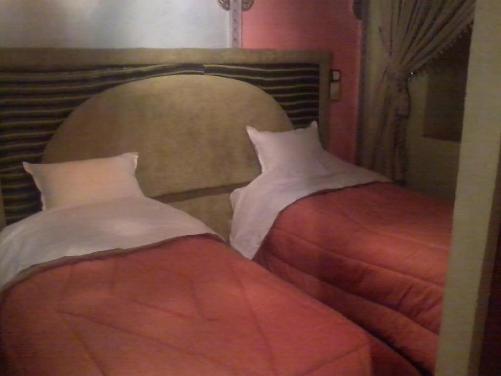 Двухместный (Двухместный номер с 2 отдельными кроватями и видом на горы) отеля Gîte Atlas Mazik, Имлиль