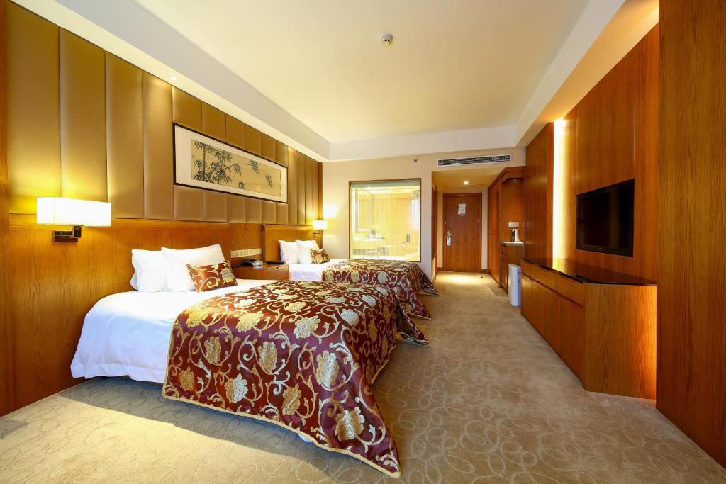 Двухместный (Двухместный номер бизнес-класса с 2 отдельными кроватями) отеля Mason Hotel, Шанхай