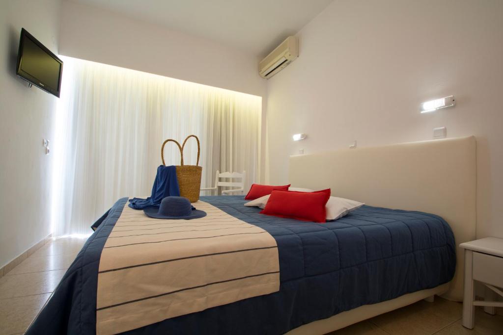 Двухместный (Двухместный номер с 1 кроватью с видом на море) отеля Kordistos Hotel, Кефалос