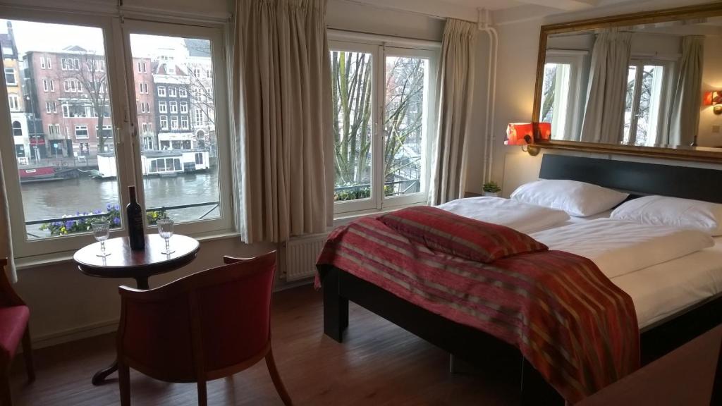 Двухместный (Двухместный номер с 1 кроватью, вид на канал), Amsterdam House Hotel Eureka