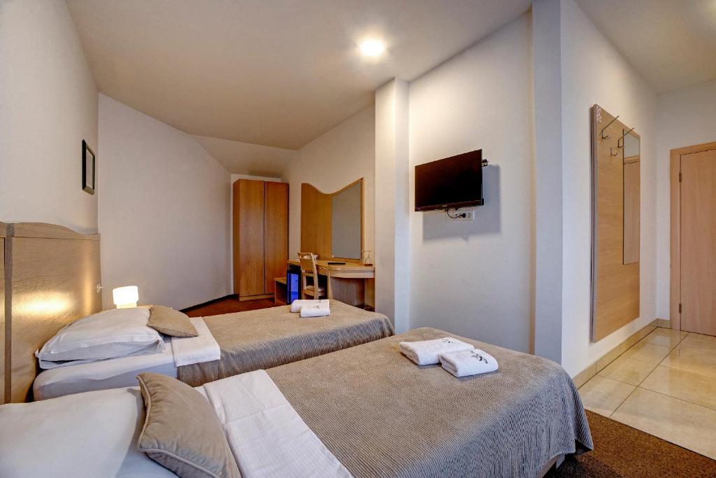 Двухместный (Стандартный двухместный номер с 2 отдельными кроватями и видом на парк) отеля Scala Bed & Breakfast, Водице
