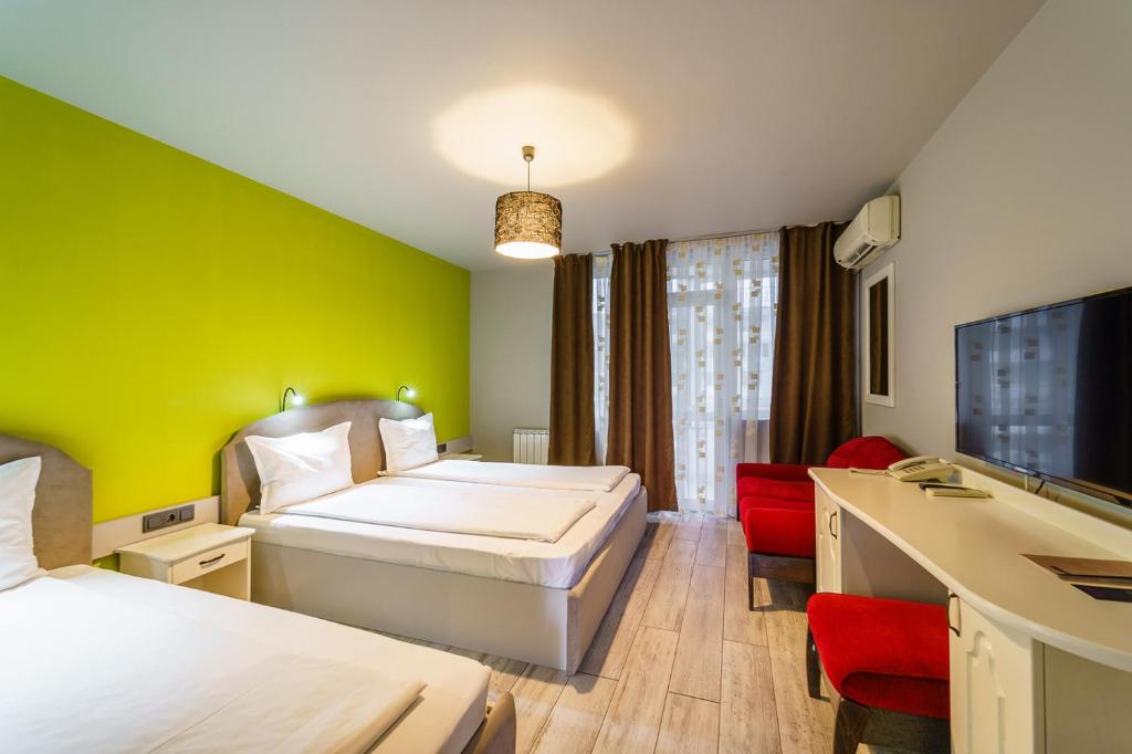 Двухместный (Двухместный номер с 1 кроватью или 2 отдельными кроватями) отеля Отель Метропол, Пловдив