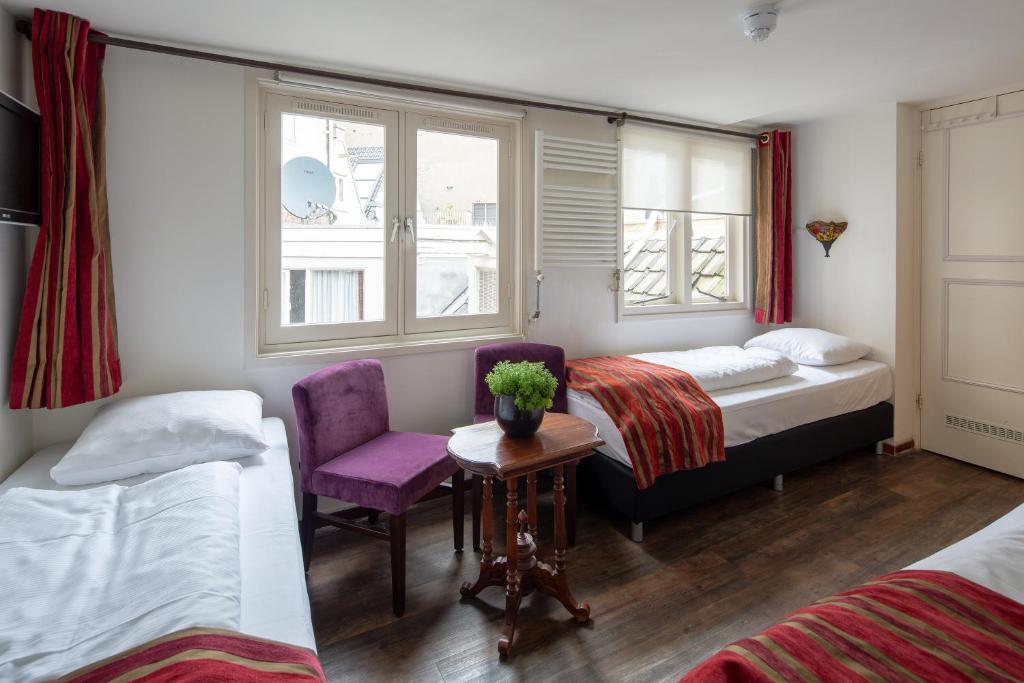 Двухместный (Двухместный номер с 2 отдельными кроватями) отеля Amsterdam House Hotel Eureka, Амстердам