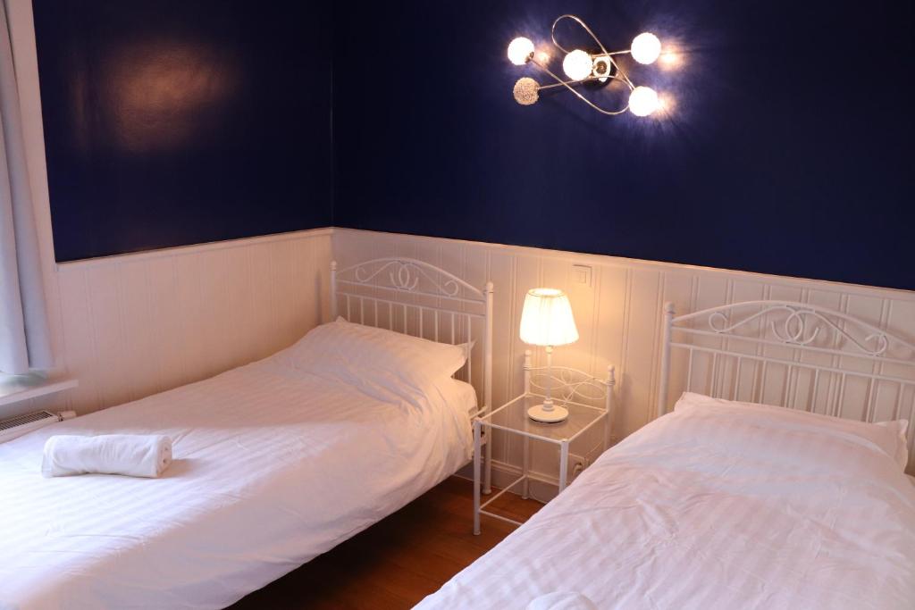 Двухместный (Двухместный номер с 2 отдельными кроватями и собственной ванной комнатой) хостела Hostel Lybeer Private Rooms just for two!, Брюгге