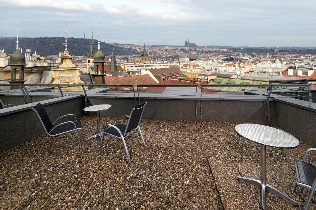 Двухместный (Двухместный номер с 1 кроватью и террасой) отеля Ankora, Прага