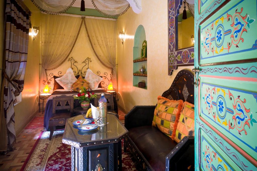 Двухместный (Двухместный номер с 1 кроватью), Riad bleu du Sud