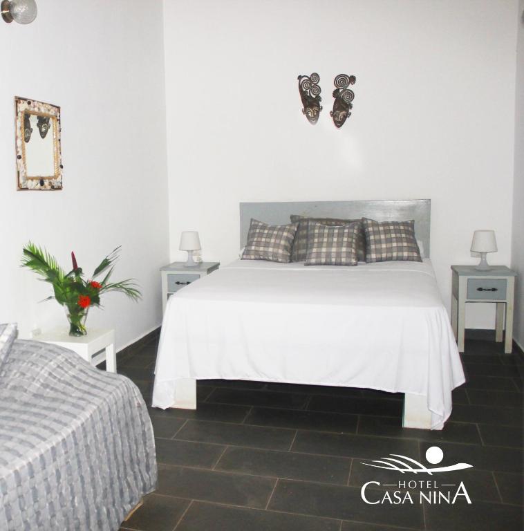 Двухместный (Номер Делюкс с кроватью размера «queen-size») отеля Beach Hotel Casa Nina, Лас-Терренас
