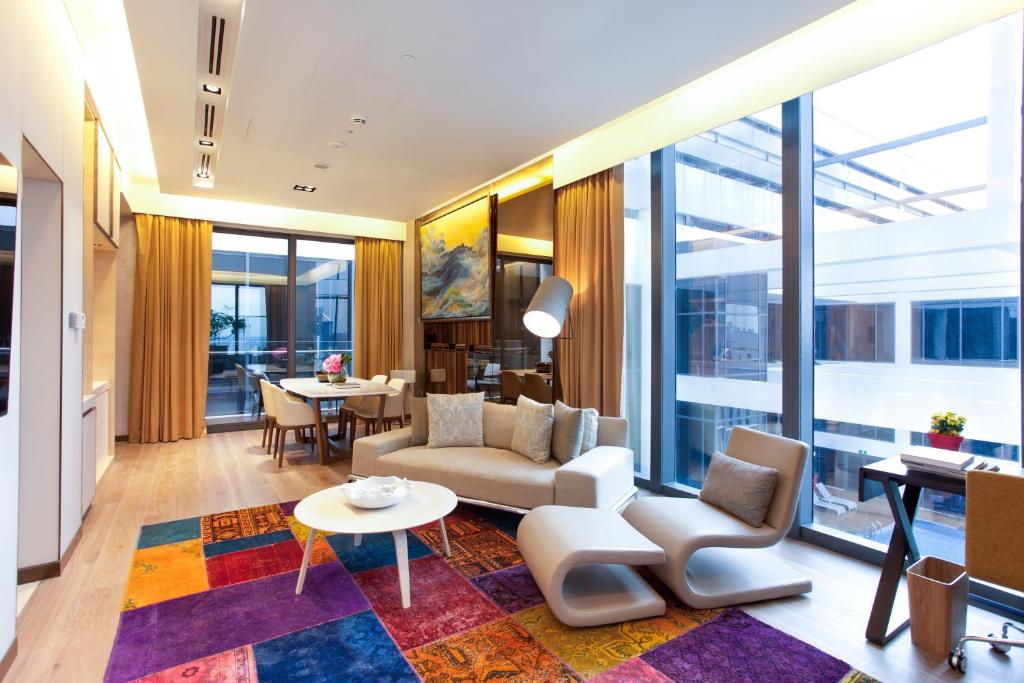 Двухместный (Вилла с 1 спальней и возможностью посещения лаунджа Skyline) отеля One Farrer Hotel, Сингапур (город)