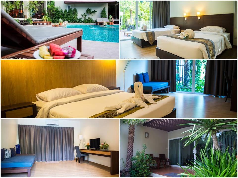 Номер (Бунгало с 2 спальнями) парк-отеля Baan Klang Aow Beach Resort, Прачуапкхирикхан