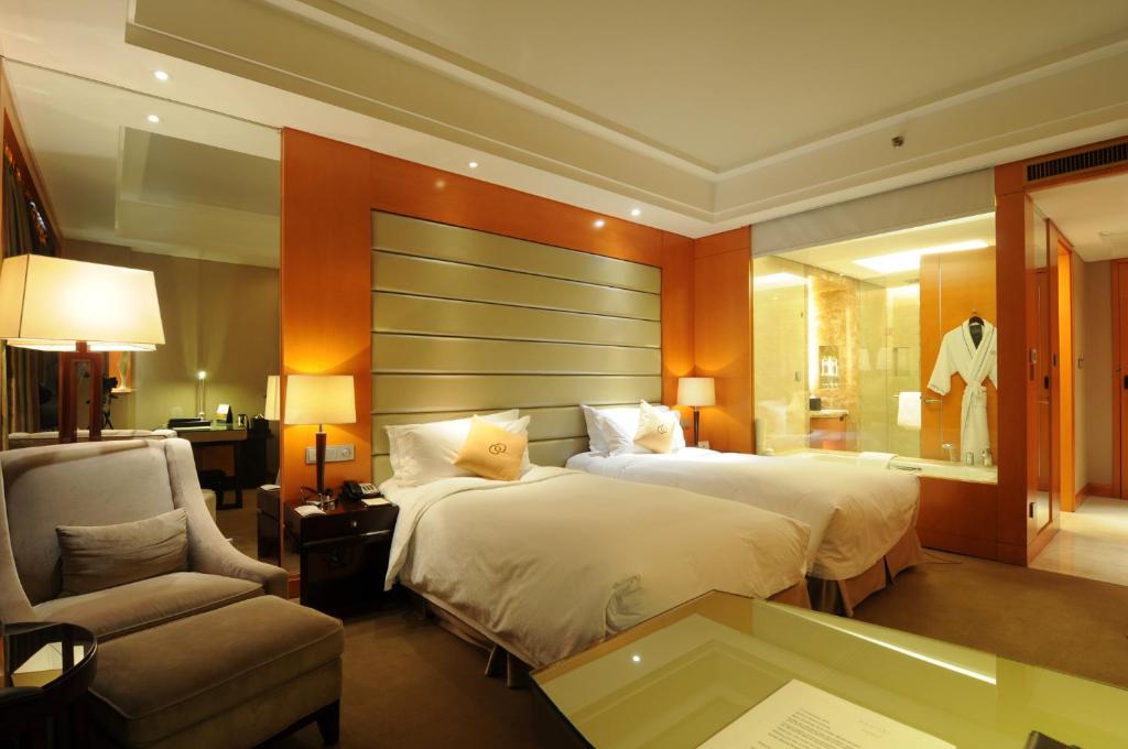 Двухместный (Двухместный номер Делюкс с 1 кроватью) отеля Sofitel Wanda Ningbo, Нинбо