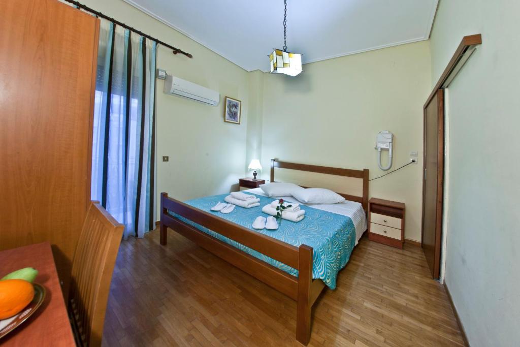 Двухместный (Бюджетный двухместный номер с 1 кроватью) отеля Hotel Loutraki, Лоутраки