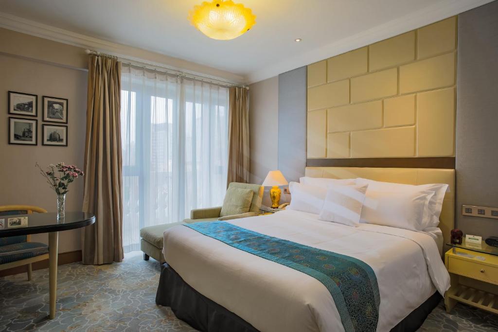 Двухместный (Двухместный номер Делюкс бизнес-класса с 1 кроватью) отеля Anting Villa Hotel, Шанхай