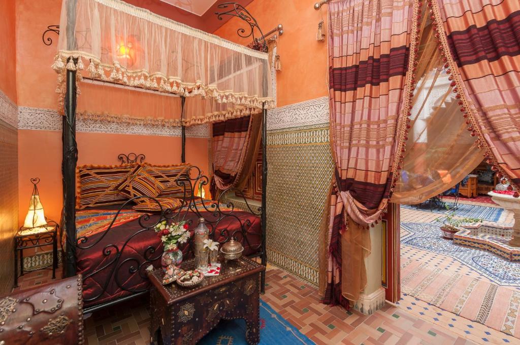 Двухместный (Двухместный номер с 1 кроватью), Riad bleu du Sud