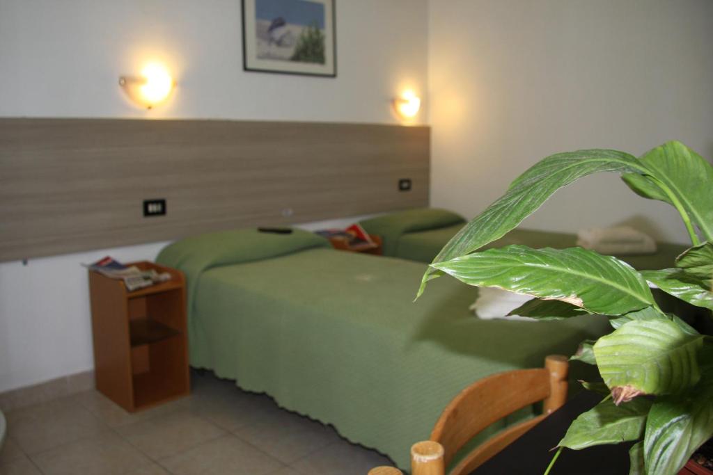 Трехместный (Трехместный номер с основными удобствами и общей ванной комнатой) отеля Hotel Adelchi, Милан