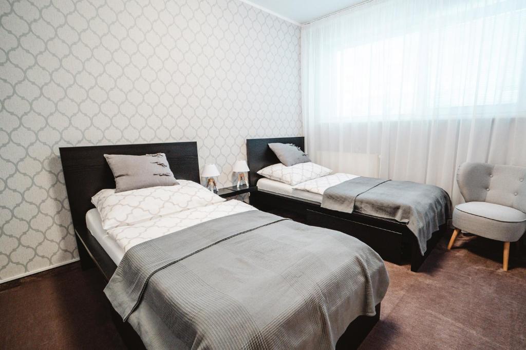 Двухместный (Двухместный номер с 2 отдельными кроватями и собственной ванной комнатой) гостевого дома Penzion Set, Кошице (Кошице-Околье)