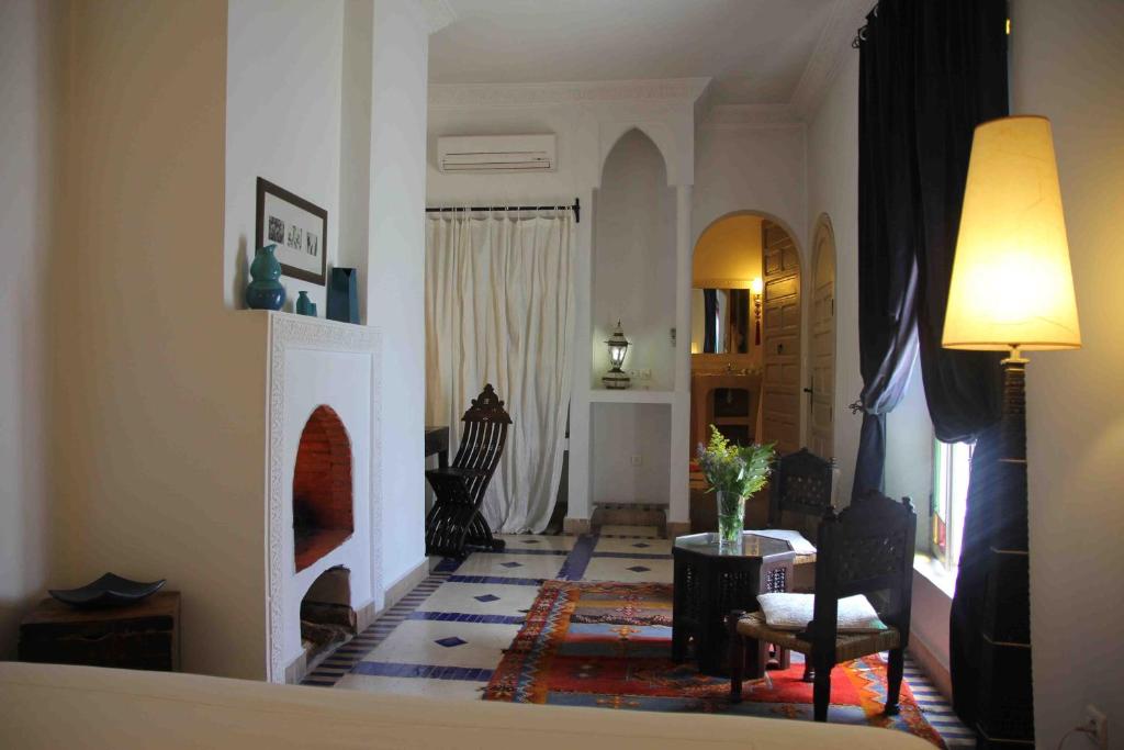 Двухместный (Привилегированный двухместный номер с 1 кроватью или 2 отдельными кроватями) отеля Riad Clémentine, Марракеш